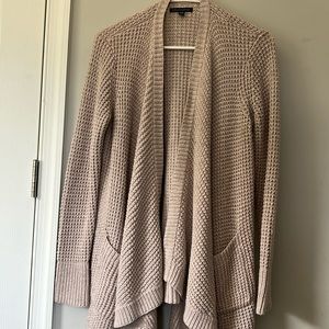Perfect Chunky Knit American Eagle Knit Cardigan Beige SMALL